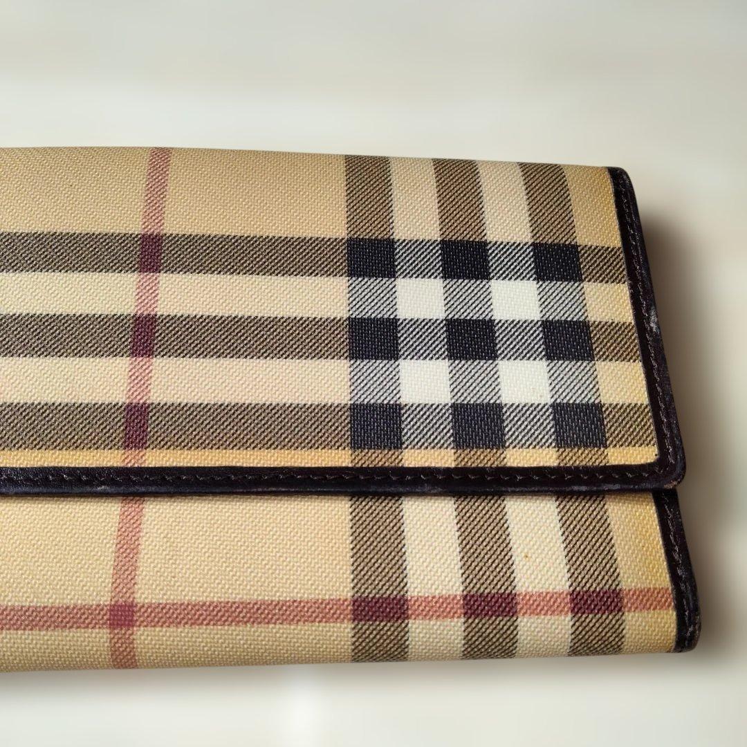 ☆BURBERRY LONDON バーバリー ノバ チェック 長財布 美品☆ - メルカリ