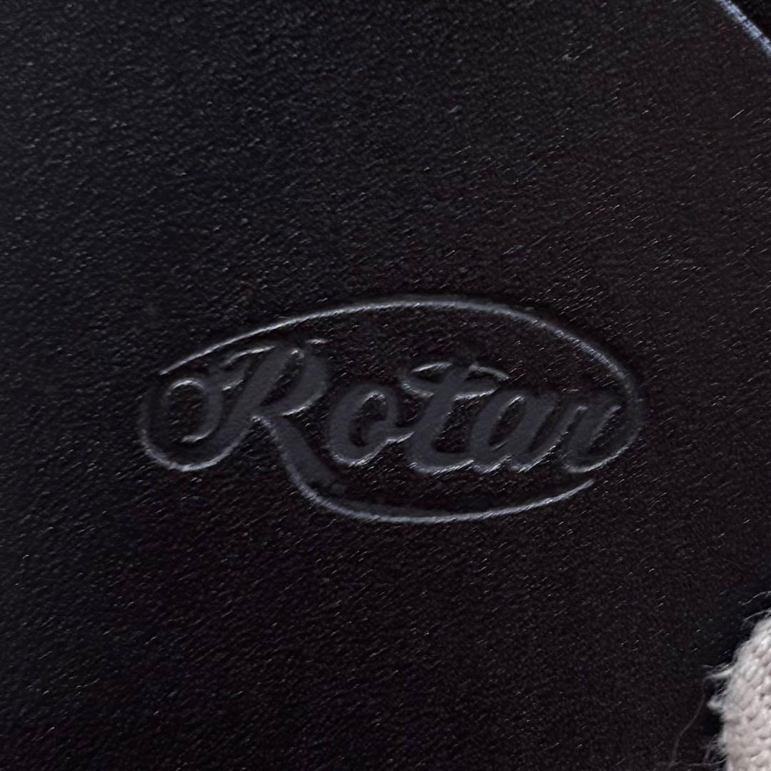 極美品✨Roter マネークリップ　ゴールド金具　レザー　ブラック　2つ折り財布