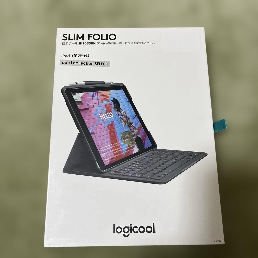 SLIM FOLIO iPad (第7世代) 専用キーボードカバー Logicool Slim Folio iPadキーボードケース（iPad および iPad Air用）