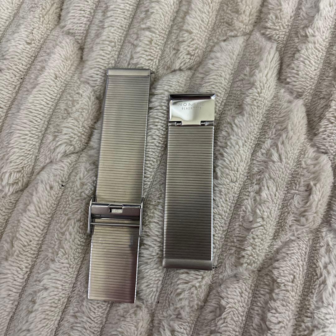 最終値下げ！極美品！ノモス純正 メタルブレスレット