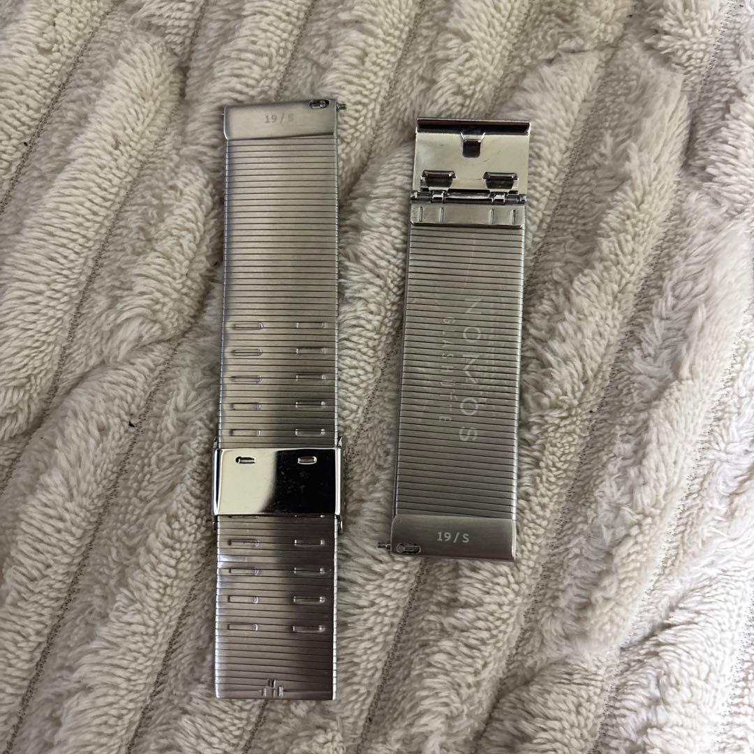 最終値下げ！極美品！ノモス純正 メタルブレスレット