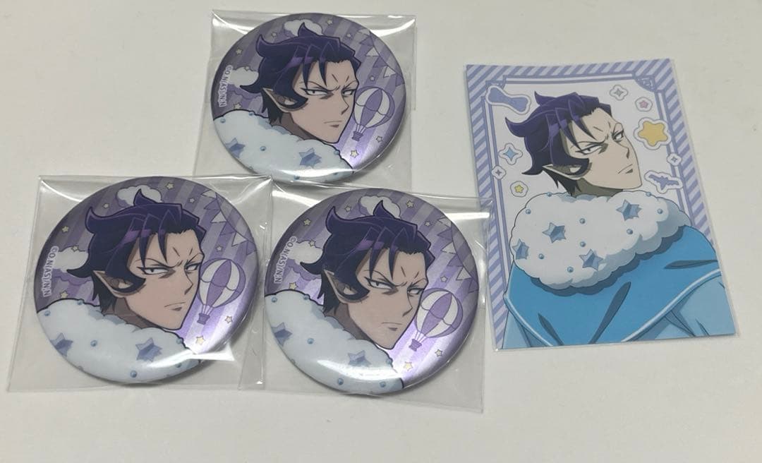 魔入りました！入間くん 22カレー 缶バッジ 特典 ナベリウス・カルエゴ