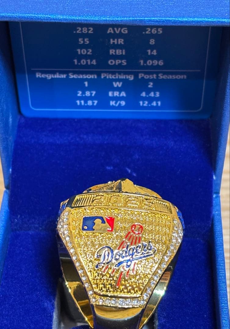 値下げ！⭐完全一点限定⭐【特別構成】大谷翔平 2025世界一リング厳選3