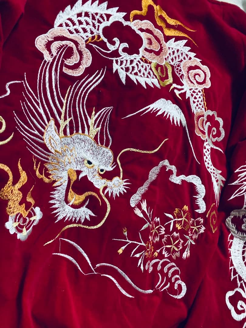 Humber 日本限定 龍 vintage スカジャン 別珍 unisex - メルカリ