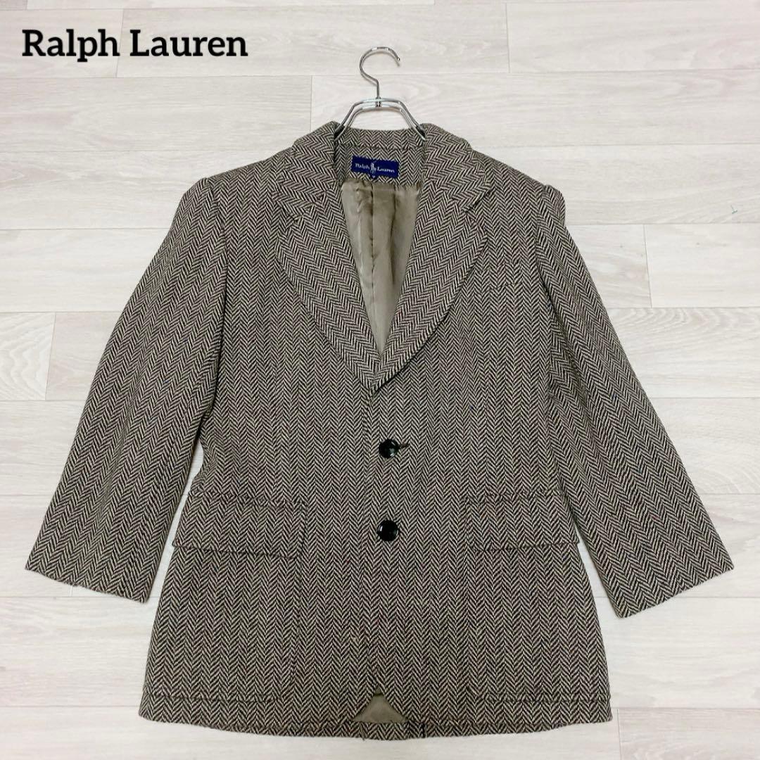 Ralph Lauren】メンズ ツイードジャケット ヘリンボーン サイズ7