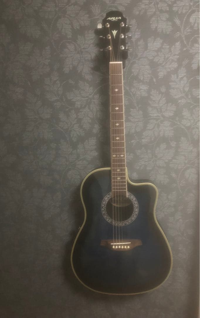 ARIA エレクトリックアコースティックギター AMB-35 BLS 青 アリア Aria AMB-35 BLS パッシブ・エレアコ - メルカリ