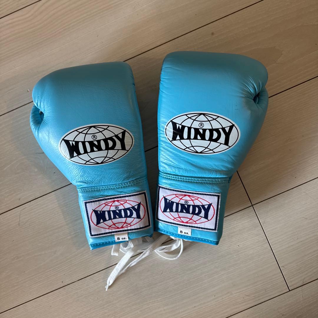 WINDY ボクシンググローブ 8oz 水色 新品 - メルカリ