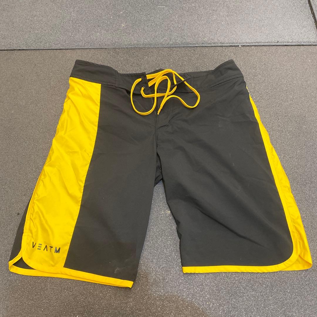 VEATM サーフパンツ M 黒/黄色 - メルカリ