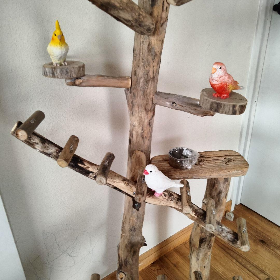 KURIONE SHOP様専用 バードアスレチックジム 自然木 流木 止まり木