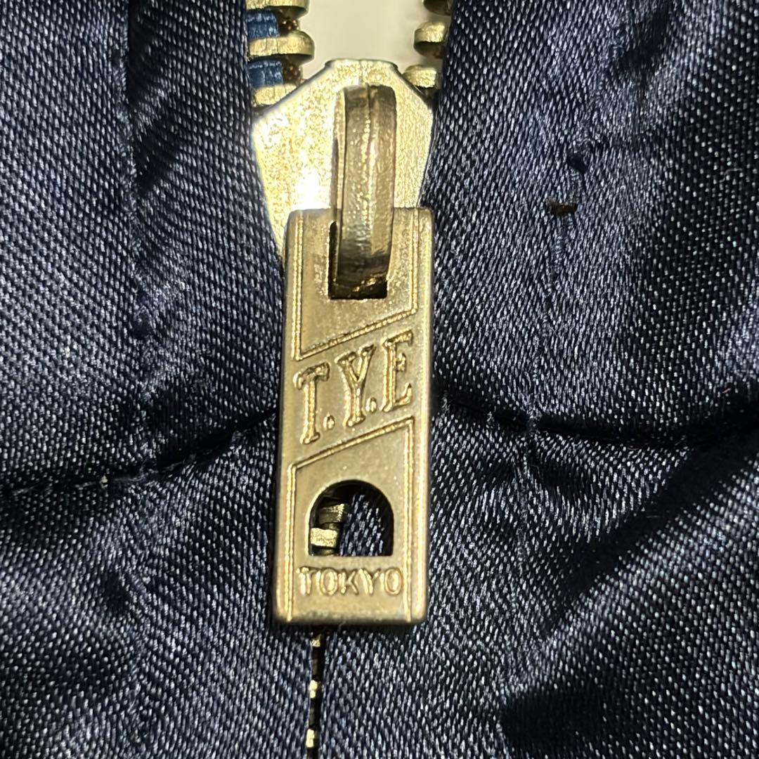 TAILOR 東洋 スカジャン リバーシブル 復刻タグ ブラウン/ゴールド刺繍