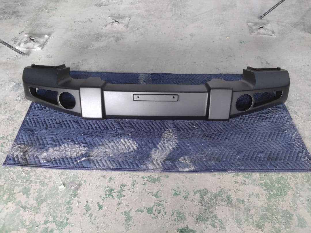 フロントバンパー マットブラック ワゴンR カスタムZ HYBRID ZT ZX(MH55S/MH95S)用 純正フロントバンパー