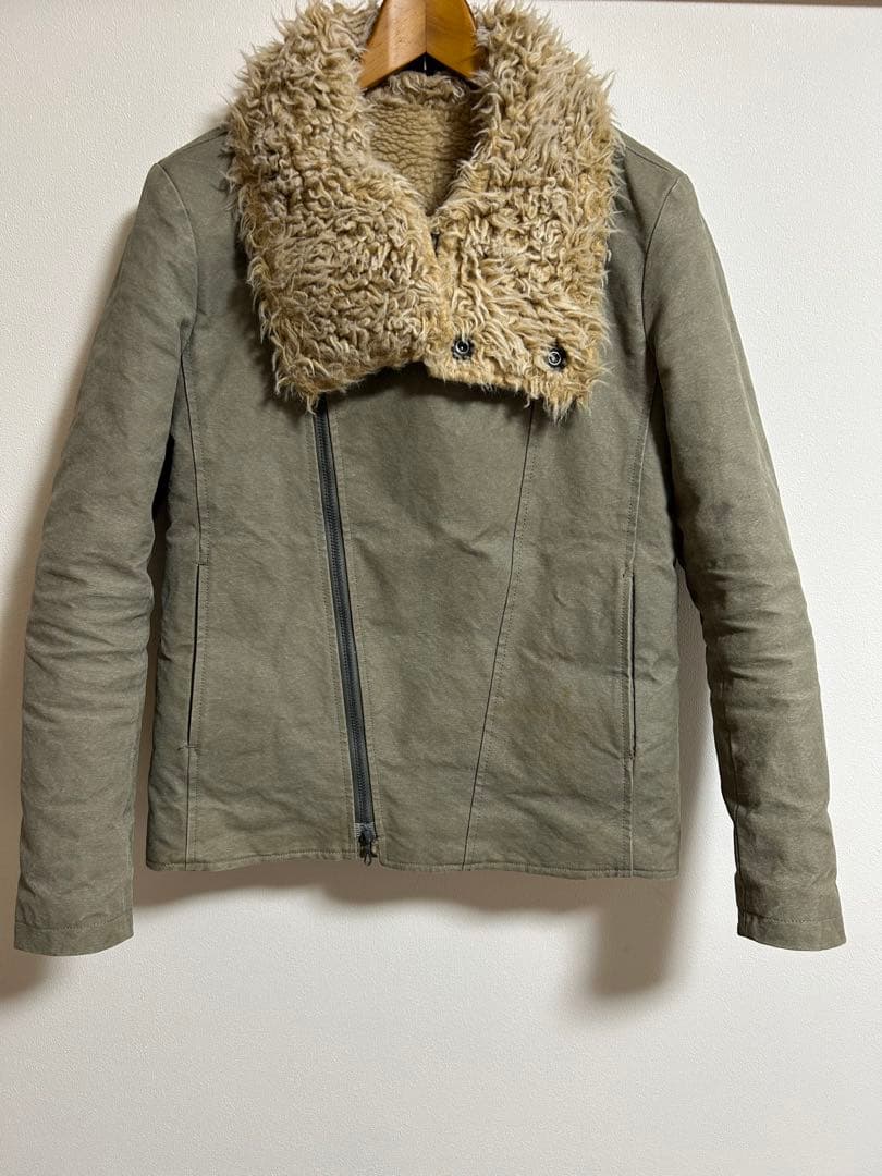 00s archive】 attachment fur jacket - メルカリ
