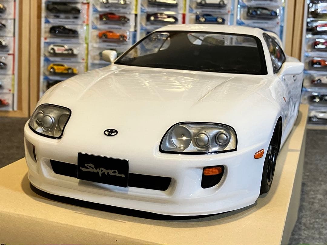 訳あり タミヤ ラジコン RC トヨタ スープラ 塗装済 スペアボディ