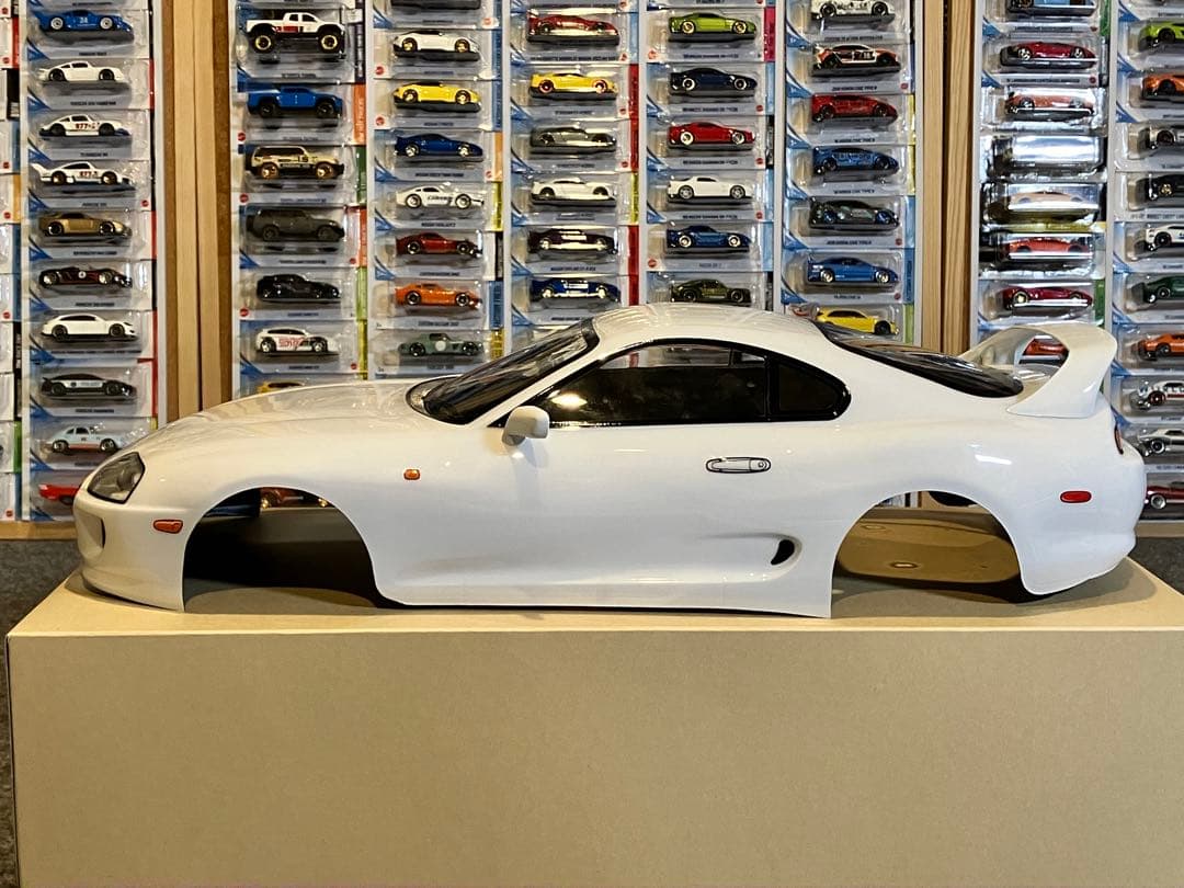 訳あり タミヤ ラジコン RC トヨタ スープラ 塗装済 スペアボディ