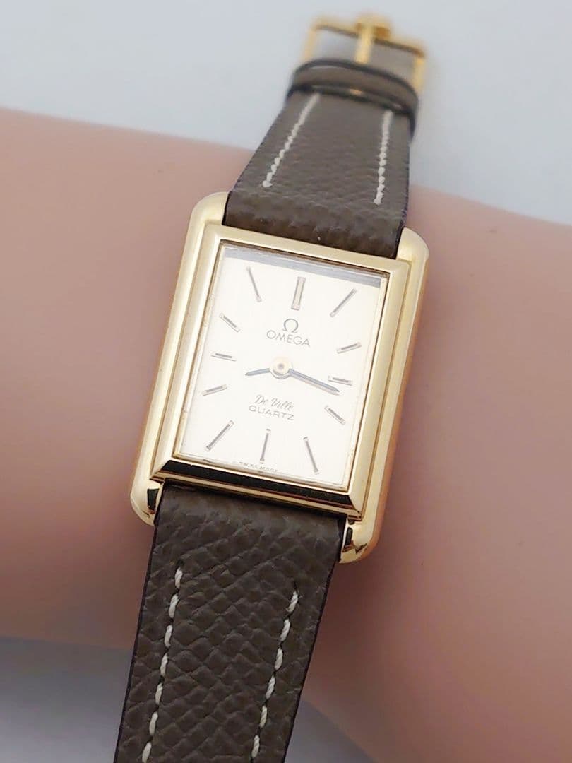 OH済 1979年製 オメガ デビル タンク・レクタングル レディース 極上品