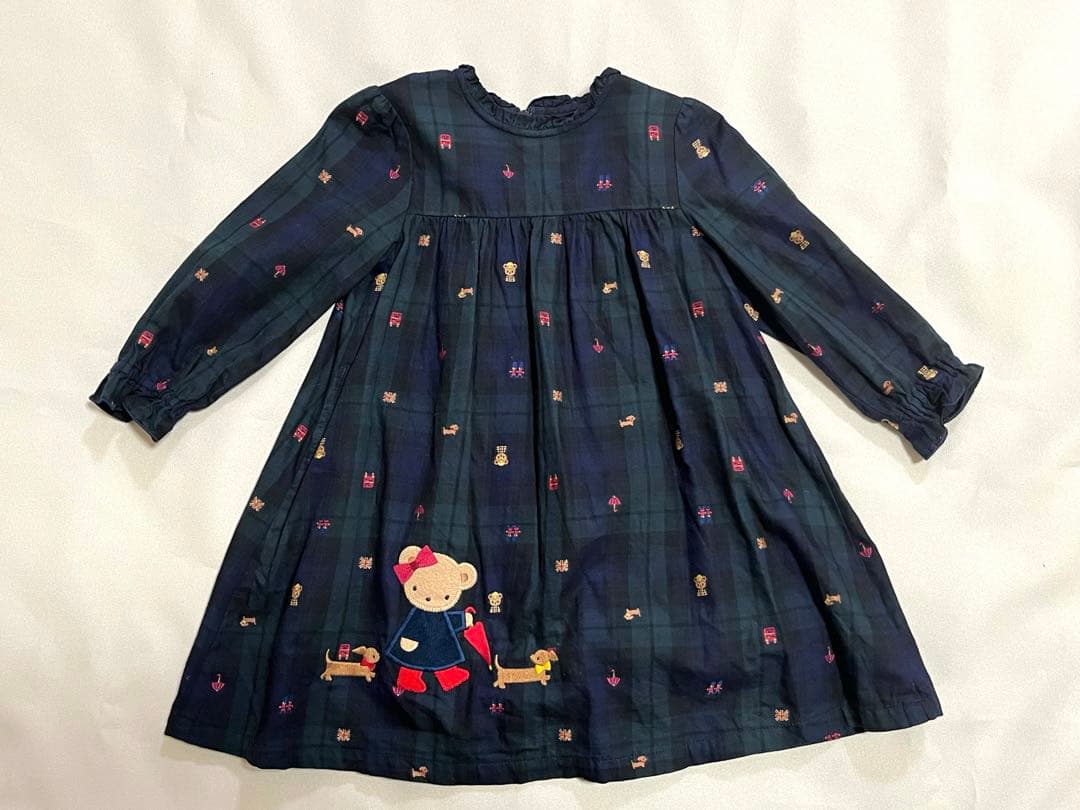 ファミリア　チェック柄 ワンピース 90 ワンピース | ファミリア公式サイト