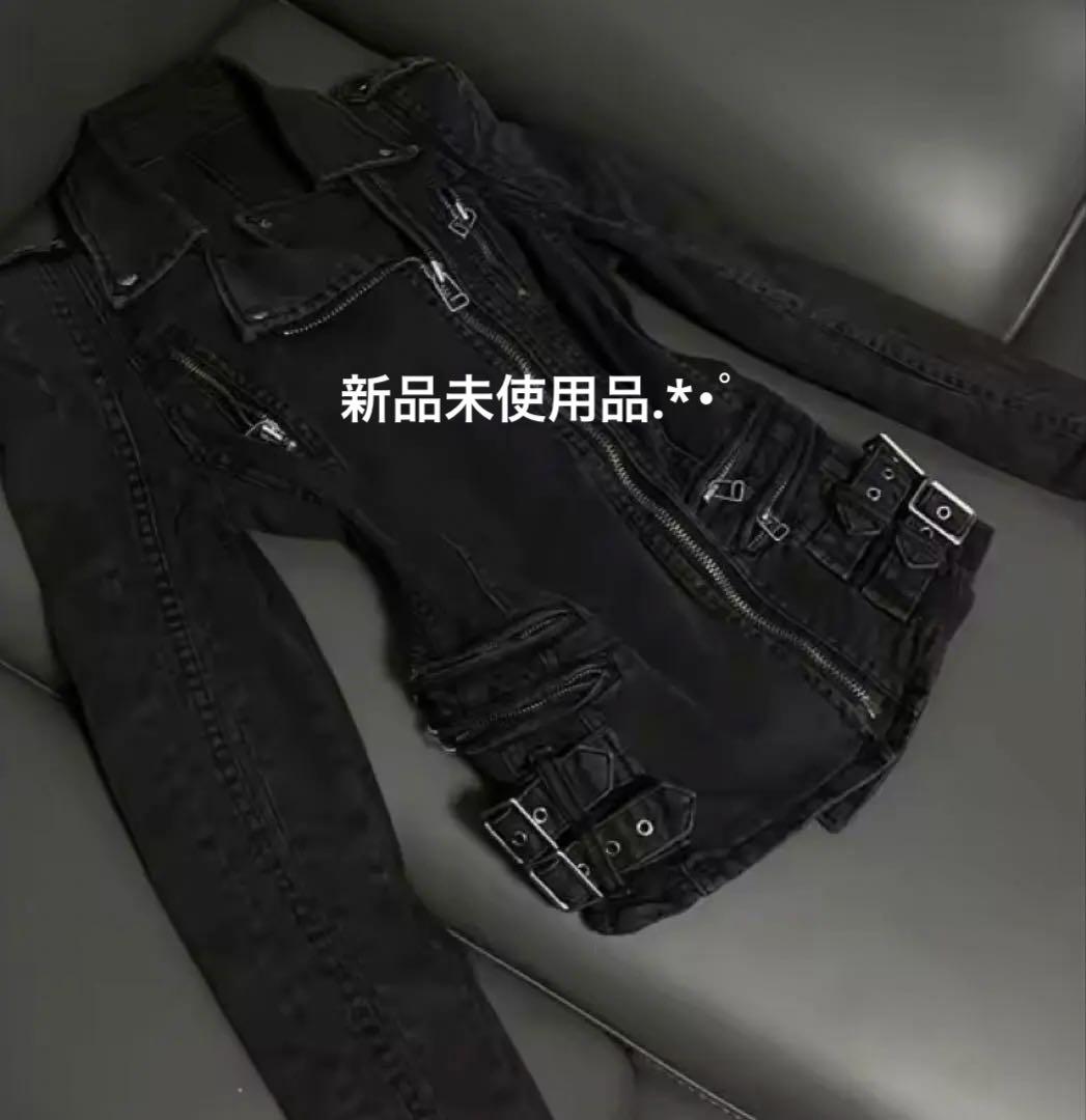 y2k archive グランジ 平成 V系 サブカルジャケット ブラック - メルカリ