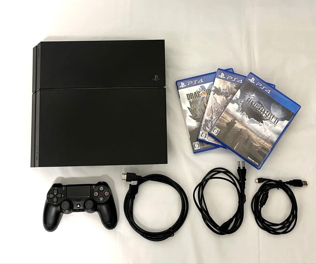 PlayStation 4 本体 コントローラー付きCUH1200A おまけ付き - メルカリ