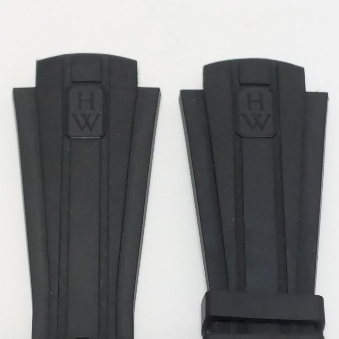 ハリーウィンストン オーシャンスポーツ ラバーベルト ストラップ ブラック