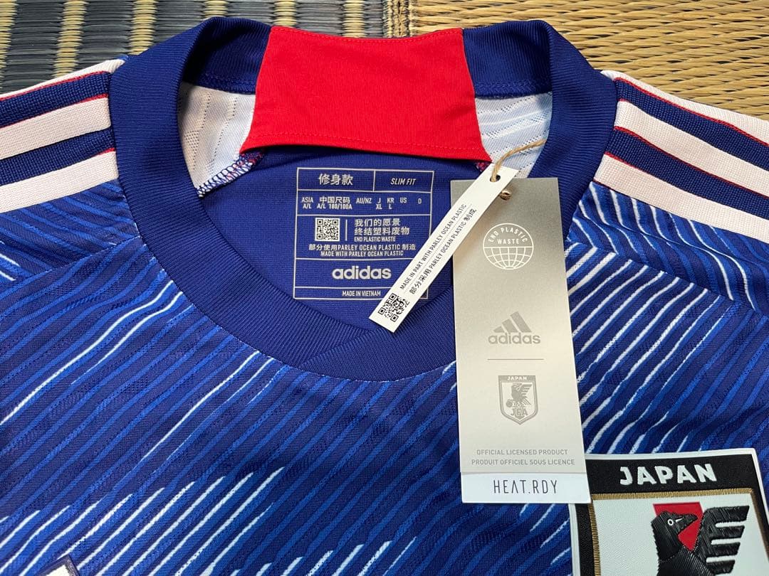 2022 日本代表ホームオーセンティックユニフォーム 15 鎌田大地 XL