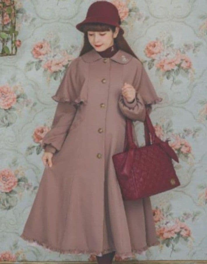 1月13日終了 しまむら 青木美沙子 ニナス ケープデザインコート 中桃 3L m30321688632_1.jpg?1767449365