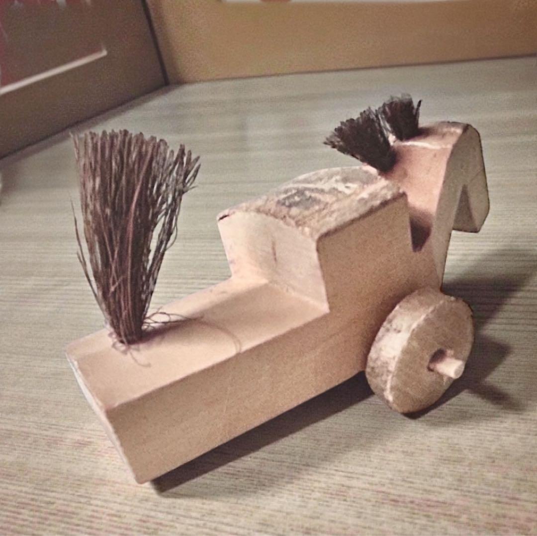 大分県廃絶郷土玩具 北山田のきじ馬②中山利市 午年飾り バーナード