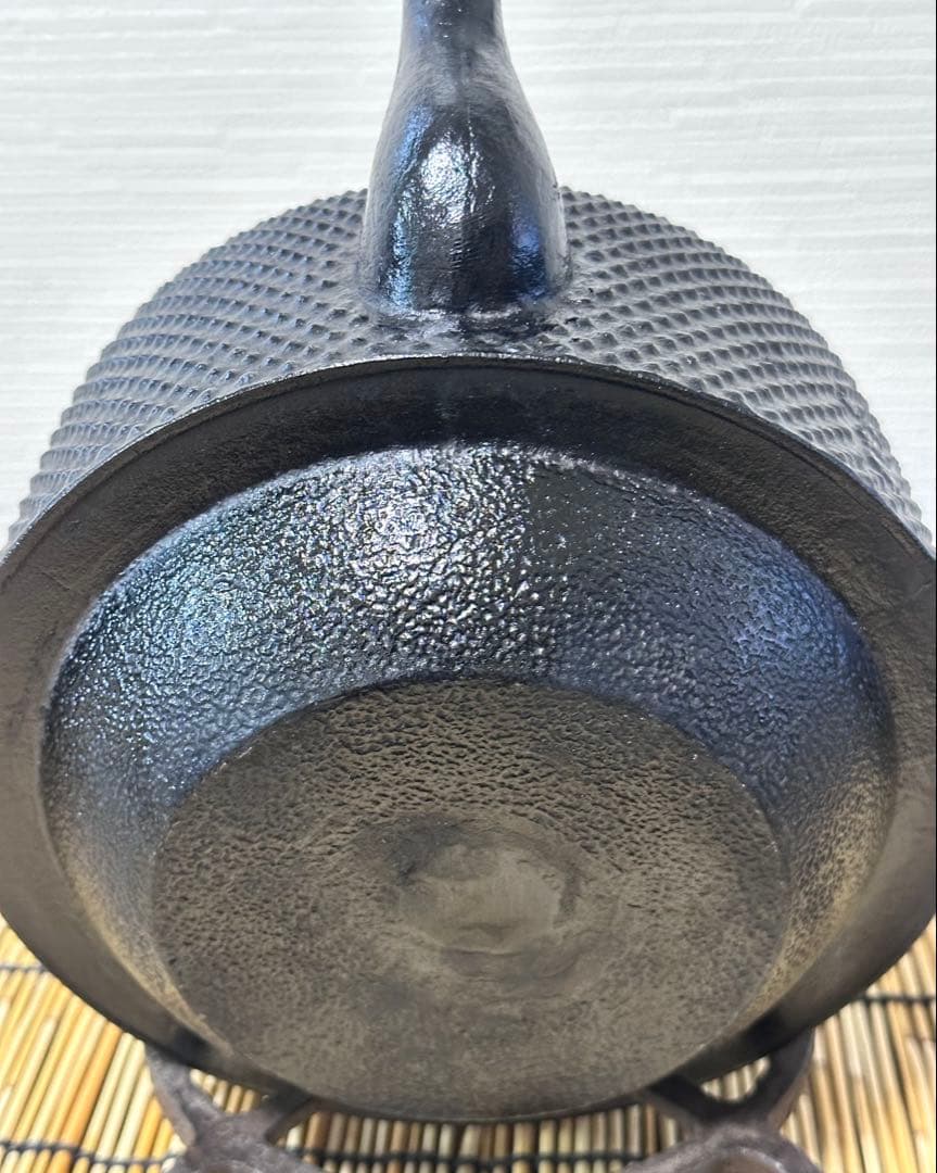 未使用品 成龍堂鋳造所 伝統工芸士 及川 齋（齋峰)造 18