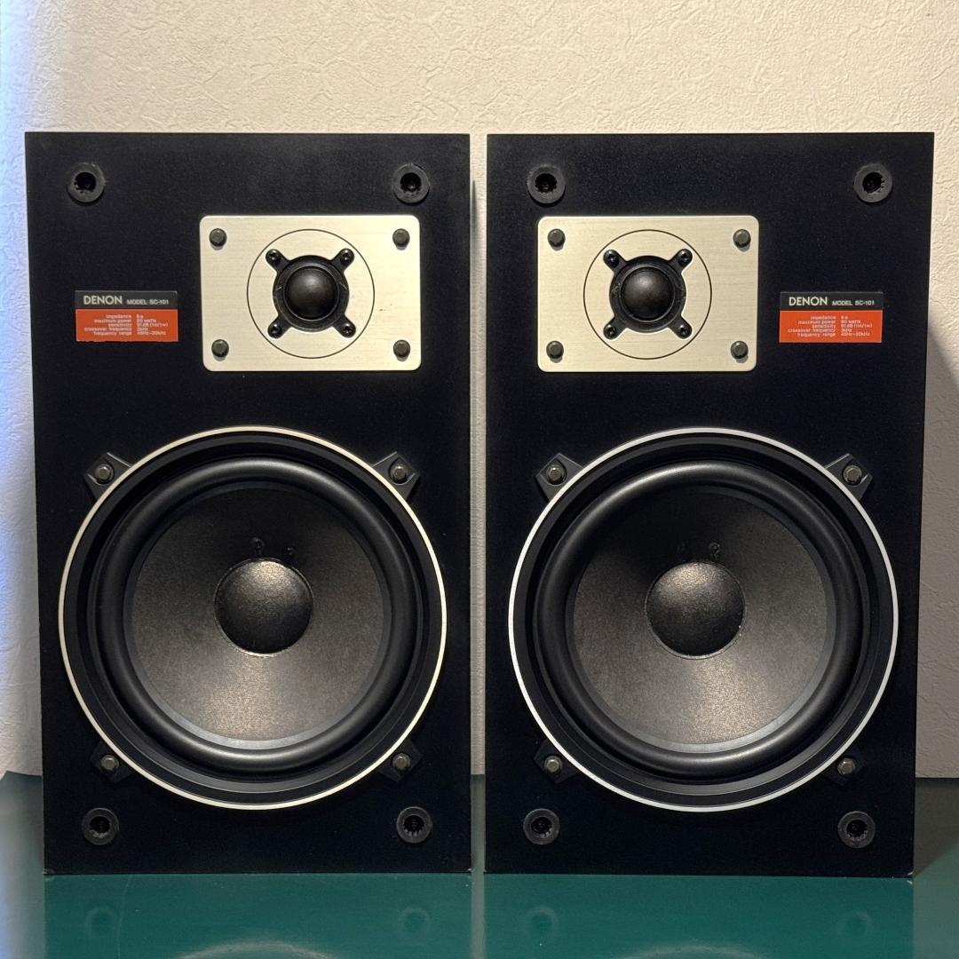 DENON SC-101 2ウェイ・密閉方式 ウーファーエッジ交換済 DENON SC101 : オーディオ・マルチシステム奮闘記