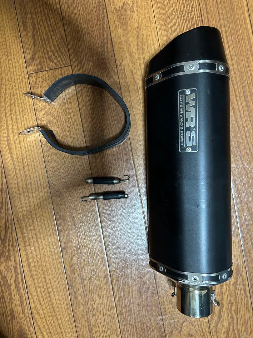 WR'S SS-OVALスリップオンマフラー（政府認証） SS-OVAL焼き色タイプ スリップオンマフラー 政府認証 WR'S（ダブル