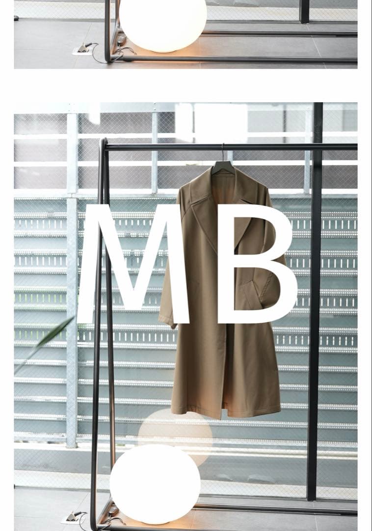 美品】MBハイエンド尾州ウールタイロッケンコート ベージュ - メルカリ
