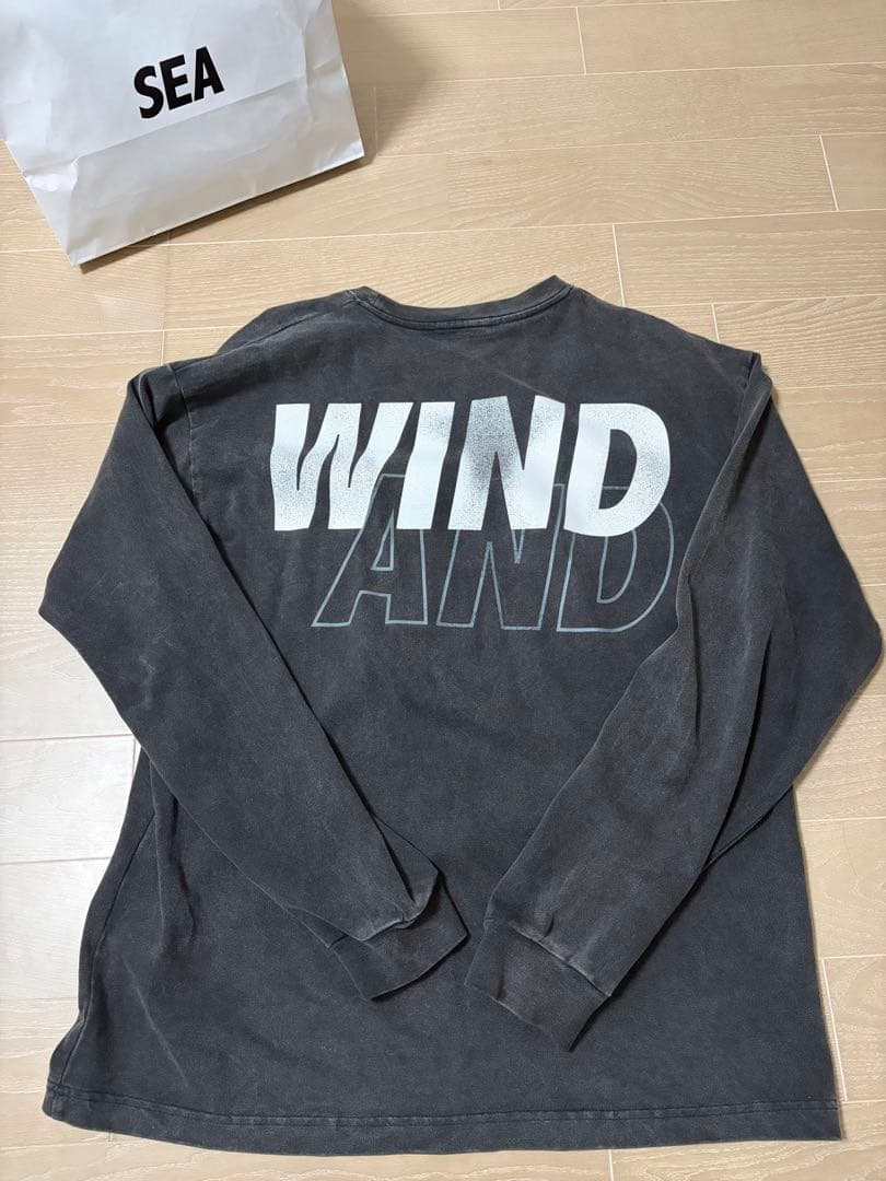WIND AND SEA ブラック Lサイズ　最終値下