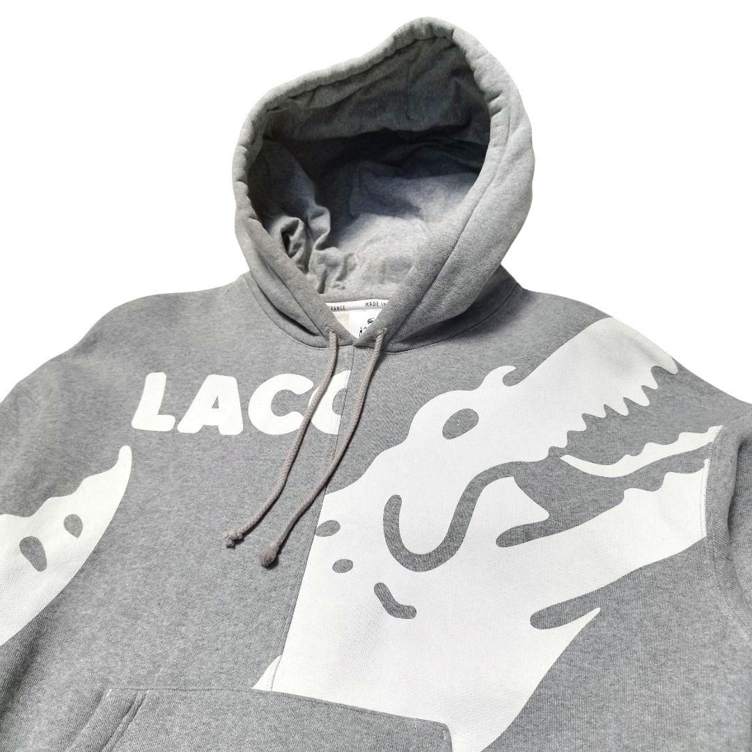 ゆ*☆様 LACOSTE ラコステ パーカー デカロゴ デカワニ 長袖 秋冬 M