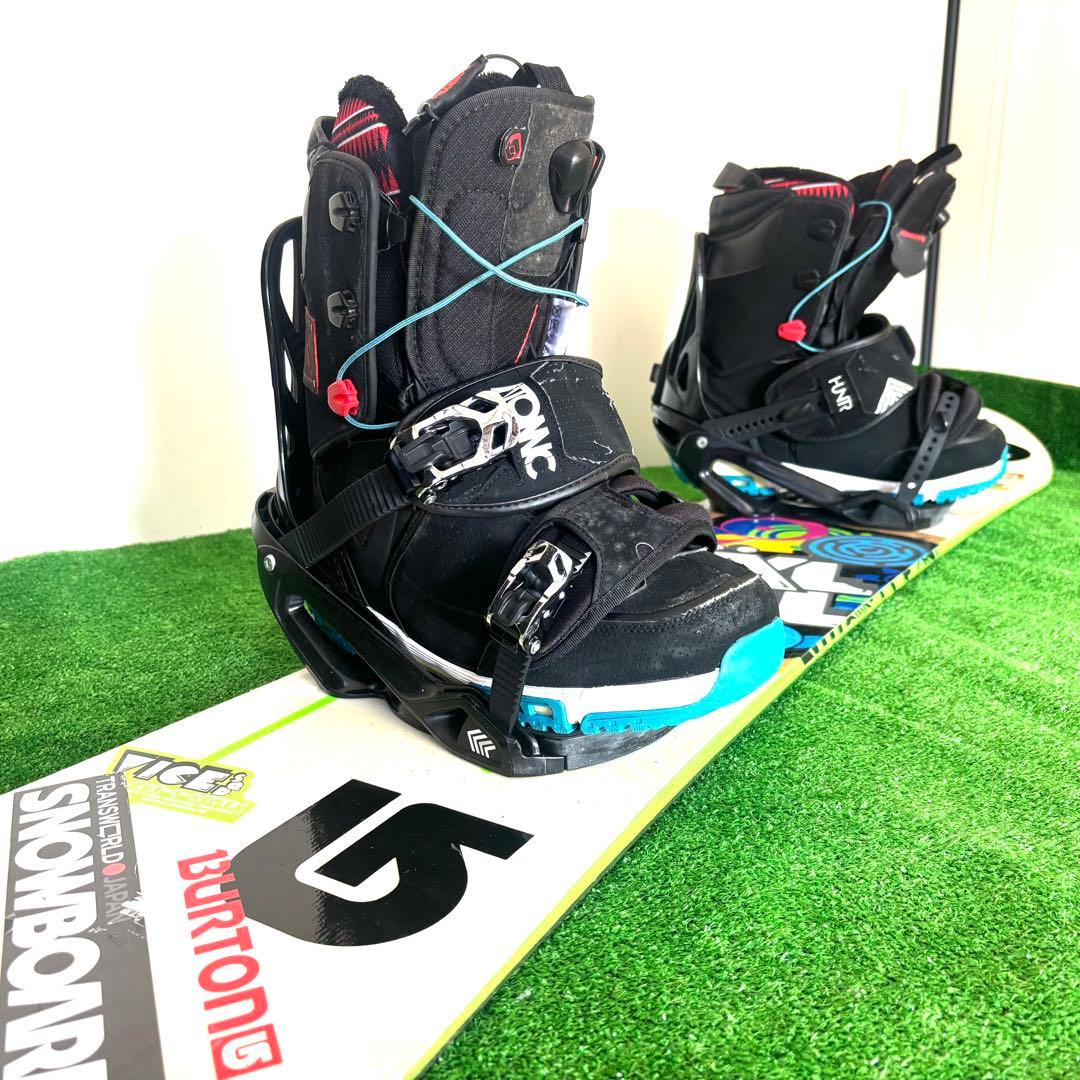 スノーボードセット　スノーボードブーツSALOMON ATMIC SALOMON（サロモン） SIGHT SMU ＆ FX ONE ＆ JAFFE ブラック 板＋