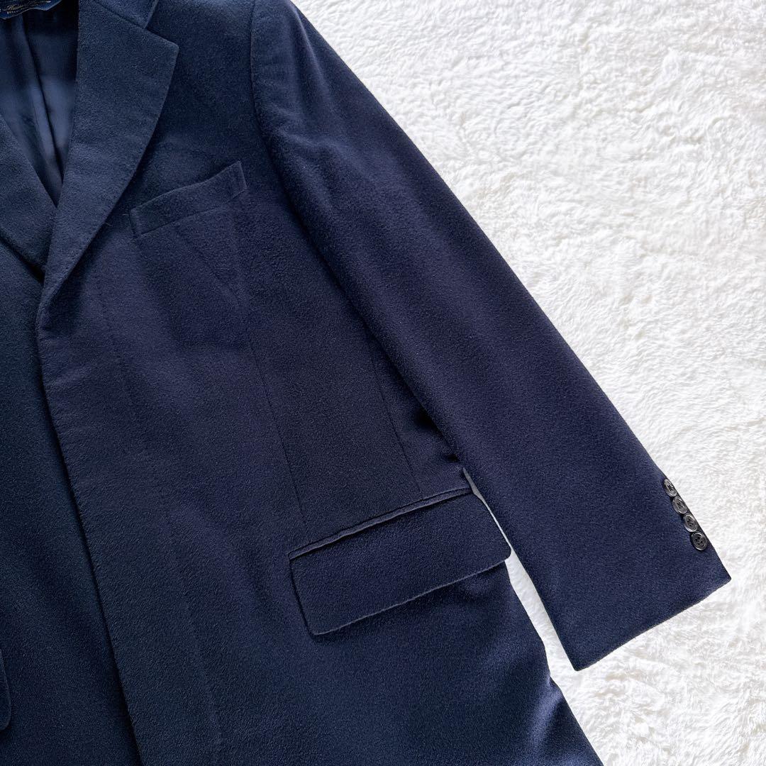 ブルックスブラザーズ】カシミヤ100% チェスターコート ネイビー 40
