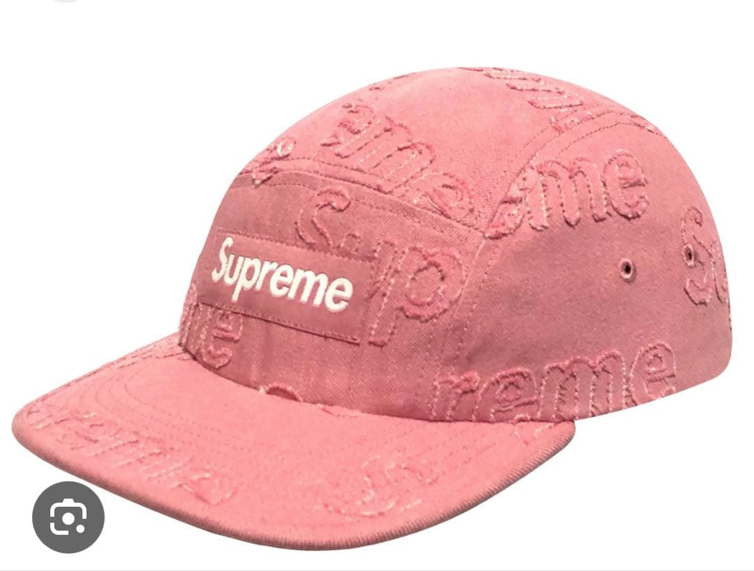 シュプリーム キャップ ピンク Supreme - メルカリ