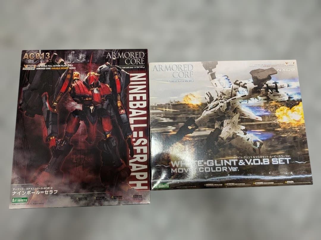 k*p様 V.I.シリーズ ナインボール・セラフ & ホワイト・グリントV.O. コトブキヤ、「アーマード・コア」より「ナインボール＝セラフ」を2024