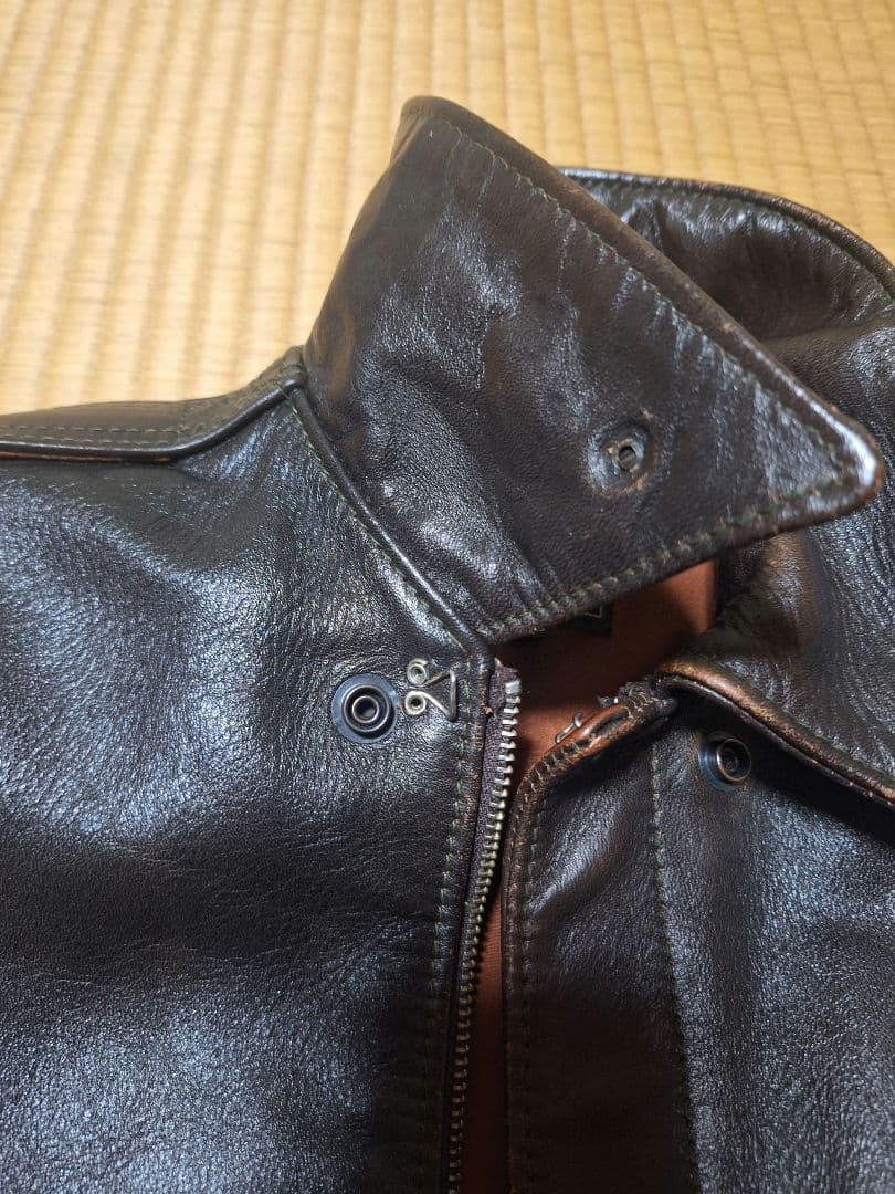 S*r様 AERO LEATHER エアロレザー A-2 フライトジャケット 3