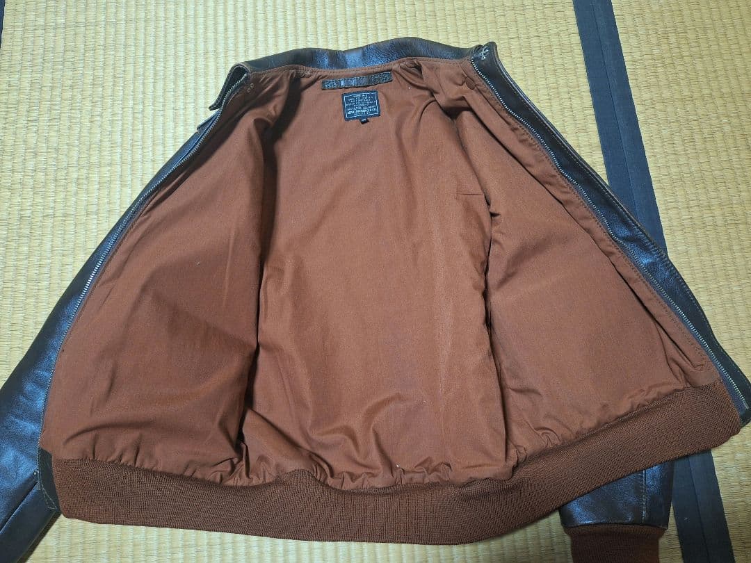 S*r様 AERO LEATHER エアロレザー A-2 フライトジャケット 3
