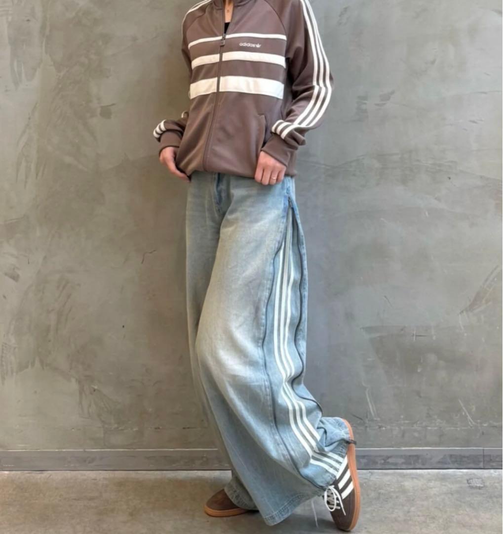 adidas アディダス DENIM ZIP PANT JX9210 - メルカリ