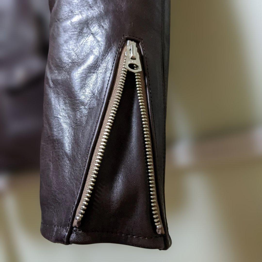 専用】美品 FILL THE BILL ホースレザーライダースジャケット - メルカリ