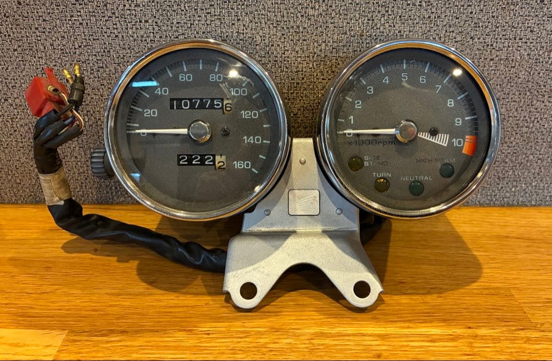 本日限定価格！美品！ホンダ GB250クラブマン スピードメーター タコメーター HONDA GB250 クラブマン 純正スピードメーター 純正タコメーター