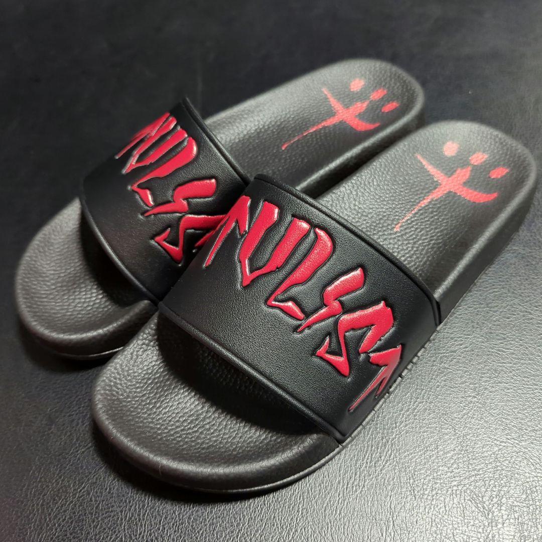 未使用品 cvtvlist カタリスト ラバーサンダル ロゴ 40 ブラック