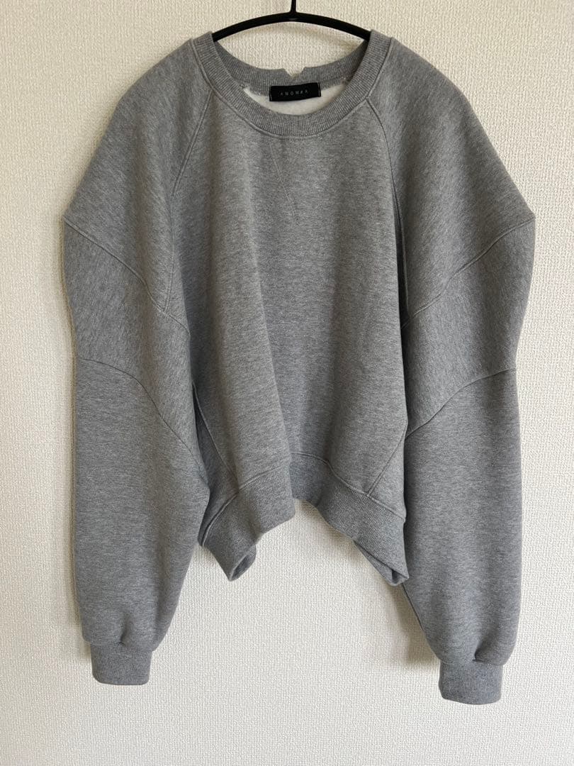 AMOMMA PUFF SLEEVE SWEAT裏起毛 グレー - メルカリ