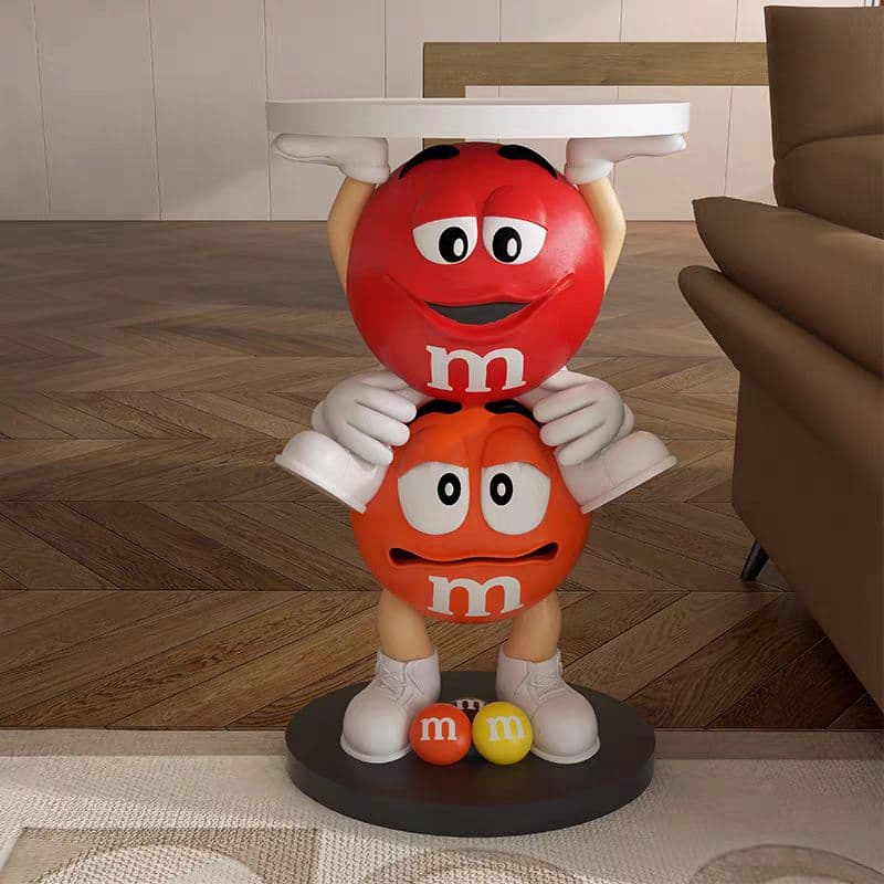 新品 特大 M&M's エムアンドエムズ サイドテーブル フィギュア - メルカリ