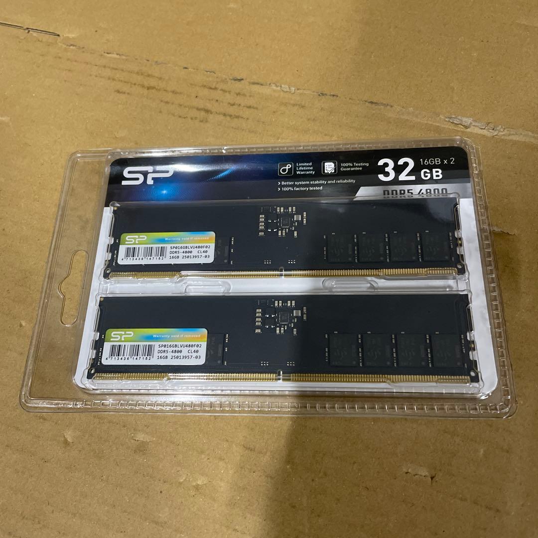 シリコンパワー DDR5 32 4800MHz SP032GBLVU480F22 silicon-powerplus_sp032gblvu480f22