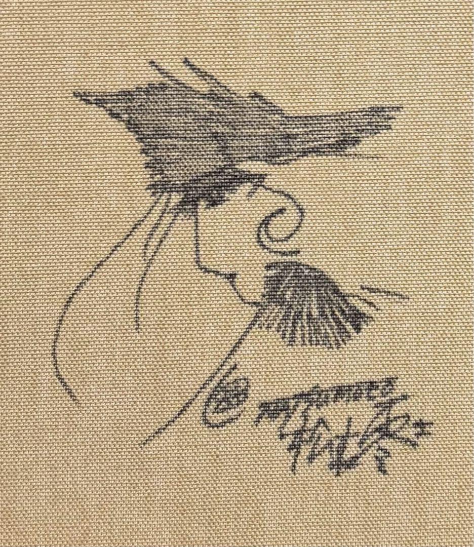 F4号】手描き油彩 松本零士【銀河鉄道999】額縁 未使用額 サイン