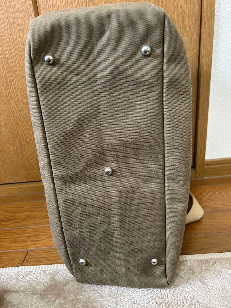 ♪期間限定特別値引き中♪ 犬印鞄製作所のブラウンキャンバスボストン