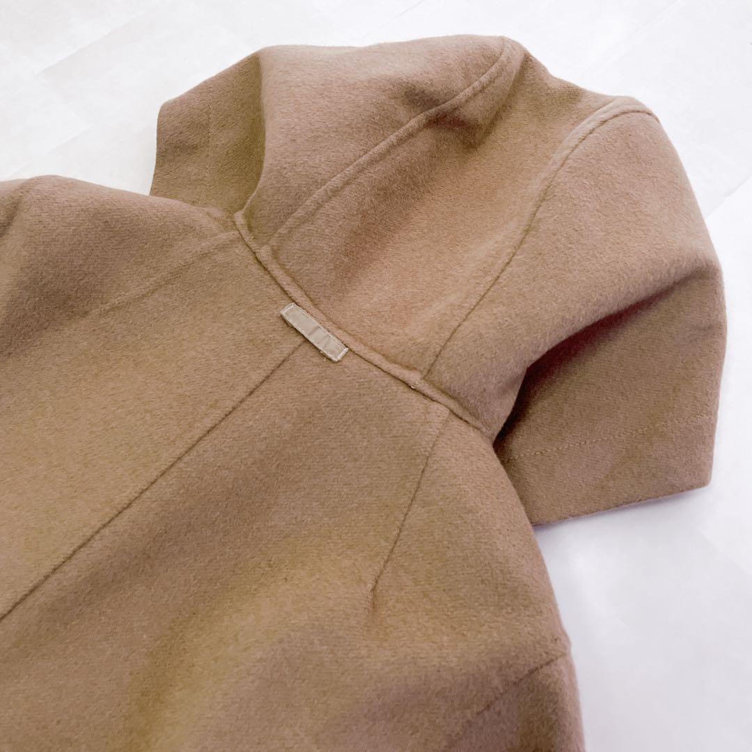 MaxMara✨クチートアマーノ リバーシブルフーデットコート ロゴ 付け袖