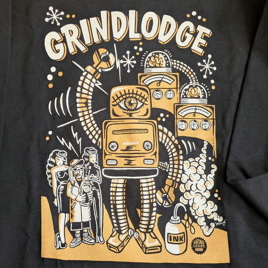 GRINDLODGE ロボットデザイン 長袖Tシャツ XL