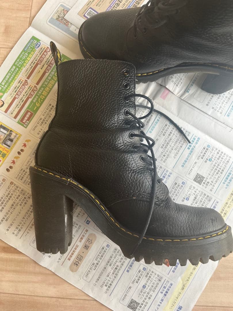 ドクターマーチン　ヒールブーツ　23〜23.5cm